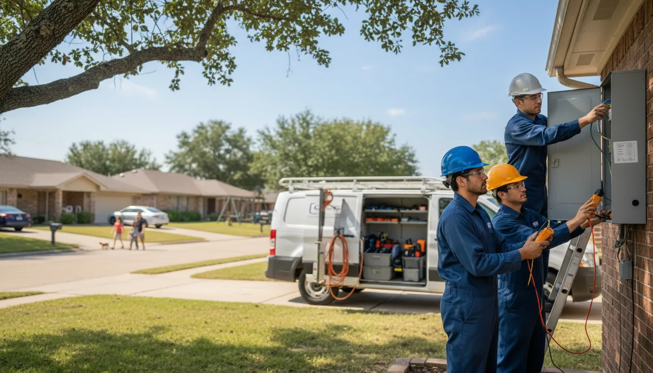 Certified electrician providing emergency electrical services in Ireton, IA